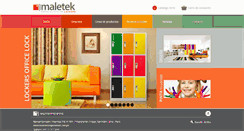 Desktop Screenshot of maletek.com.pe