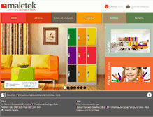 Tablet Screenshot of maletek.cl